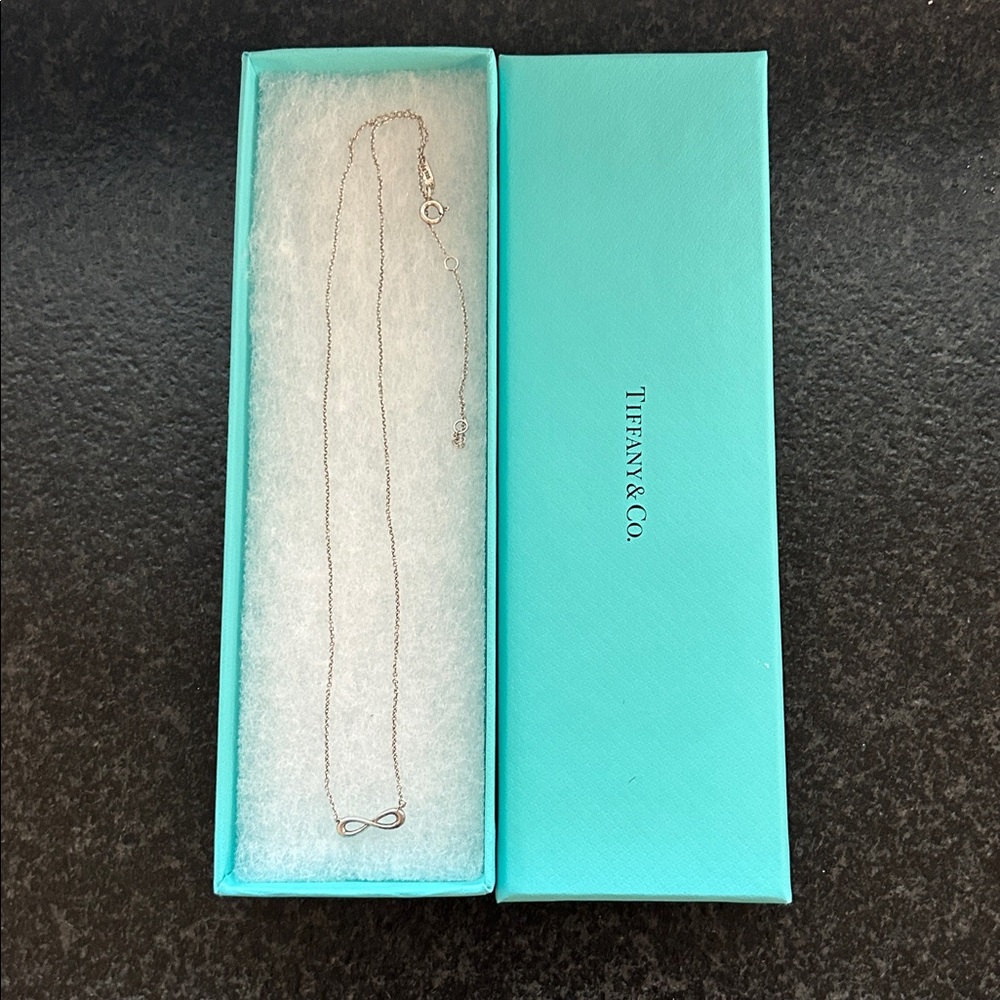 Tiffany & Co. Silver Infinity Pendant Necklace